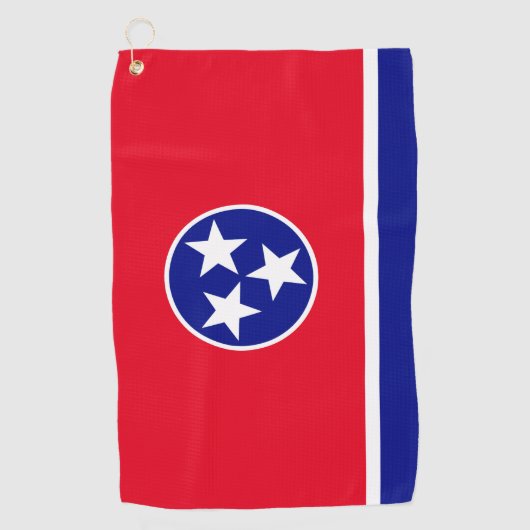 Serviette De Golf Drapeau du Tennessee (Devant)