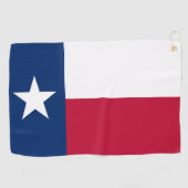 Serviette De Golf Drapeau du Texas (Horizontal)