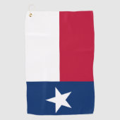 Serviette De Golf Drapeau du Texas (Devant)
