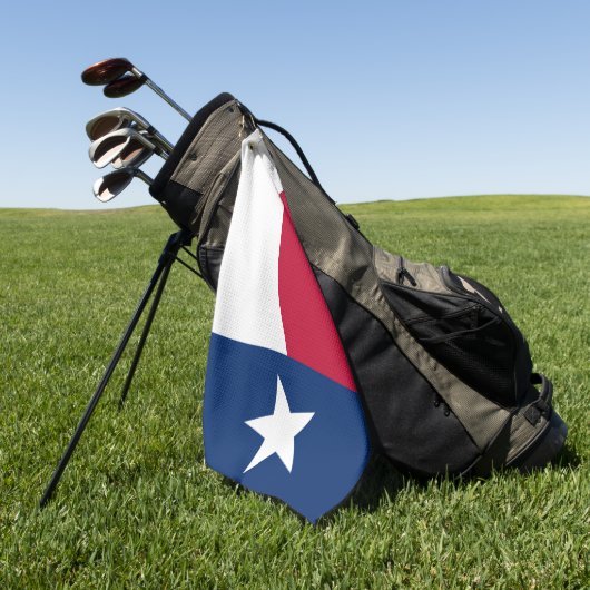 Serviette De Golf Drapeau du Texas (Vert)