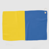 Serviette De Golf Drapeau d'Ukraine (Horizontal)