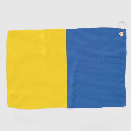Serviette De Golf Drapeau d'Ukraine (Horizontal)