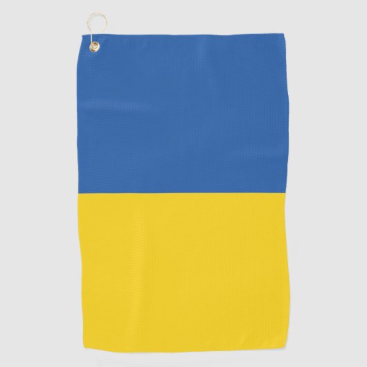 Serviette De Golf Drapeau d'Ukraine (Devant)