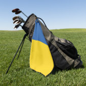 Serviette De Golf Drapeau d'Ukraine (Vert)