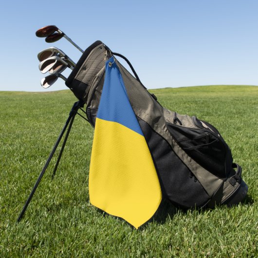 Serviette De Golf Drapeau d'Ukraine (Vert)