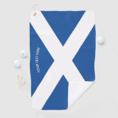Serviette De Golf Drapeau écossais de cadeau fait sur commande de (En situation)
