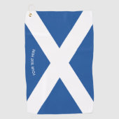 Serviette De Golf Drapeau écossais de cadeau fait sur commande de (Devant)