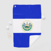 Serviette De Golf Drapeau El Salvador (En situation)