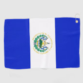 Serviette De Golf Drapeau El Salvador (Horizontal)