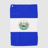 Serviette De Golf Drapeau El Salvador (Devant)