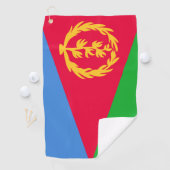 Serviette De Golf Drapeau Erythrée Golf Towel (En situation)