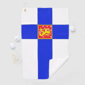 Serviette De Golf Drapeau finlandais (En situation)