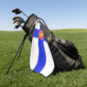 Serviette De Golf Drapeau finlandais (Vert)