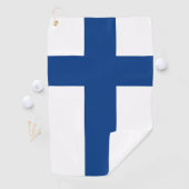 Serviette De Golf Drapeau Finlande (En situation)