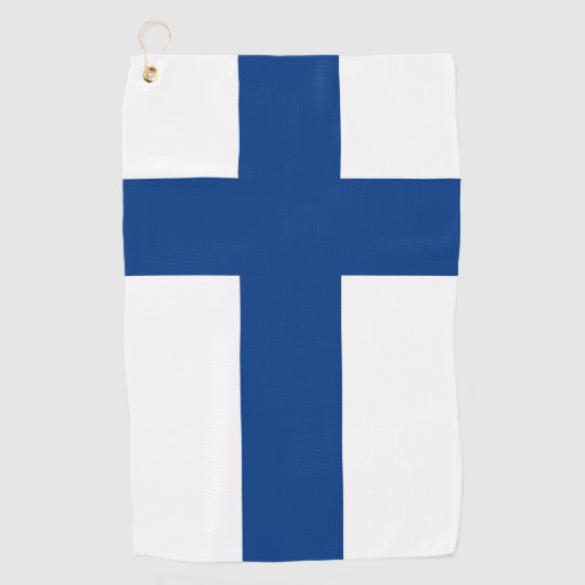 Serviette De Golf Drapeau Finlande (Devant)