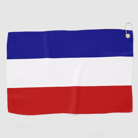 Serviette De Golf Drapeau français (Horizontal)