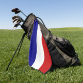 Serviette De Golf Drapeau français (Vert)