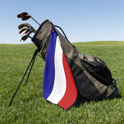 Serviette De Golf Drapeau français (Vert)