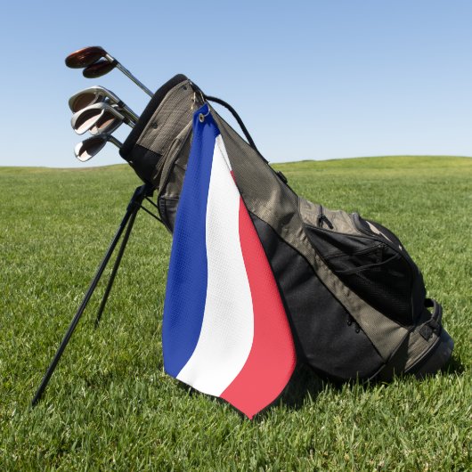 Serviette De Golf Drapeau français (Vert)