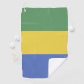 Serviette De Golf Drapeau Gabon (En situation)