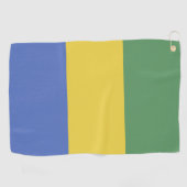 Serviette De Golf Drapeau Gabon (Horizontal)