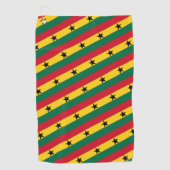 Serviette De Golf Drapeau ghanéen & Voyage ghanéen, vacances / fans  (Devant)