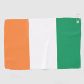 Serviette De Golf Drapeau irlandais (Horizontal)