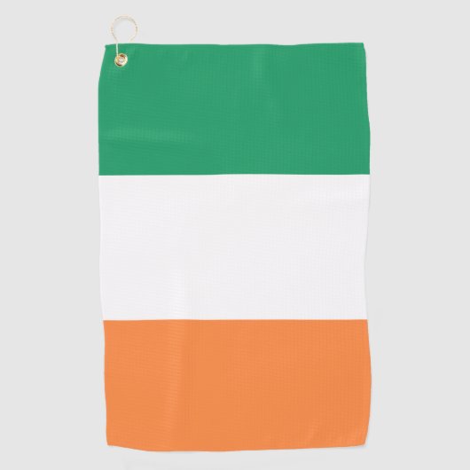 Serviette De Golf Drapeau irlandais (Devant)