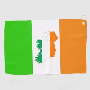 Serviette De Golf Drapeau irlandais