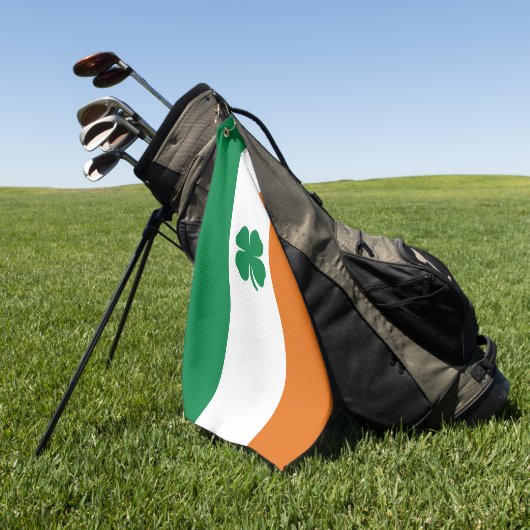 Serviette De Golf Drapeau irlandais Patriotique Irlande Drapeau Luck (Vert)