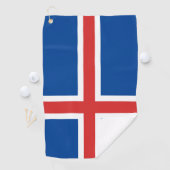 Serviette De Golf Drapeau islandais (En situation)