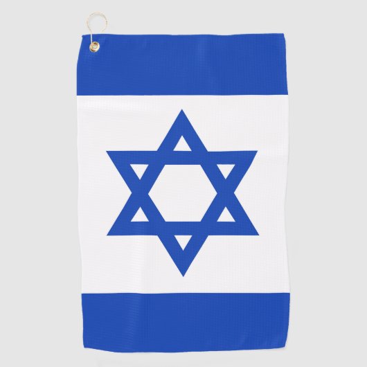 Serviette De Golf Drapeau Israël (Devant)