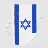 Serviette De Golf Drapeau Israël (En situation)