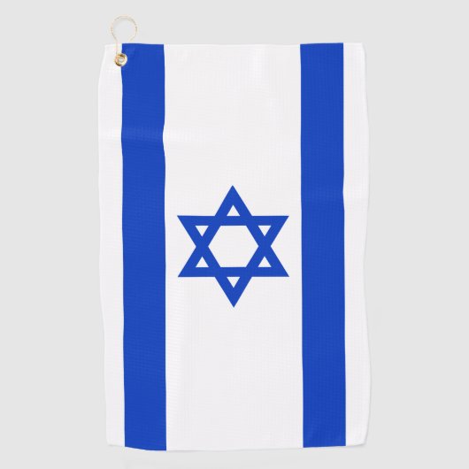 Serviette De Golf Drapeau Israël (Devant)