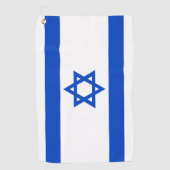 Serviette De Golf Drapeau Israël étoile bleue de David (Devant)