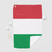 Serviette De Golf Drapeau italien (En situation)