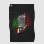 Serviette De Golf Drapeau italien (Devant)
