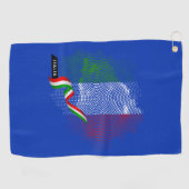 Serviette De Golf Drapeau italien (Horizontal)