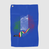 Serviette De Golf Drapeau italien (Devant)