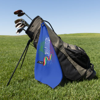 Serviette De Golf Drapeau italien