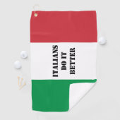 Serviette De Golf Drapeau italien de l'Italie cadeau personnalisé de (En situation)