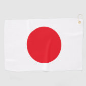 Serviette De Golf Drapeau japonais (Horizontal)