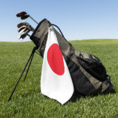 Serviette De Golf Drapeau japonais (Vert)