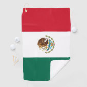 Serviette De Golf Drapeau Mexicain (En situation)
