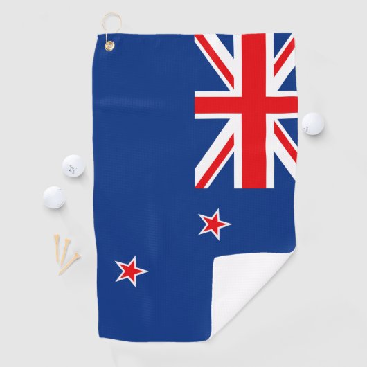 Serviette De Golf Drapeau néo-zélandais (En situation)