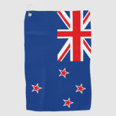 Serviette De Golf Drapeau néo-zélandais (Devant)
