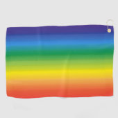 Serviette De Golf Drapeau Ombre Rainbow Pride House (Horizontal)