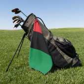 Serviette De Golf Drapeau panafricain UNIA (Vert)