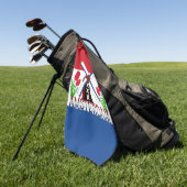 Serviette De Golf Drapeau Pays-Bas d'Amsterdam (Vert)