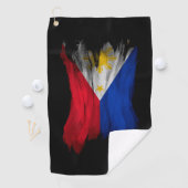 Serviette De Golf Drapeau philippin bracelet, drapeau national (En situation)